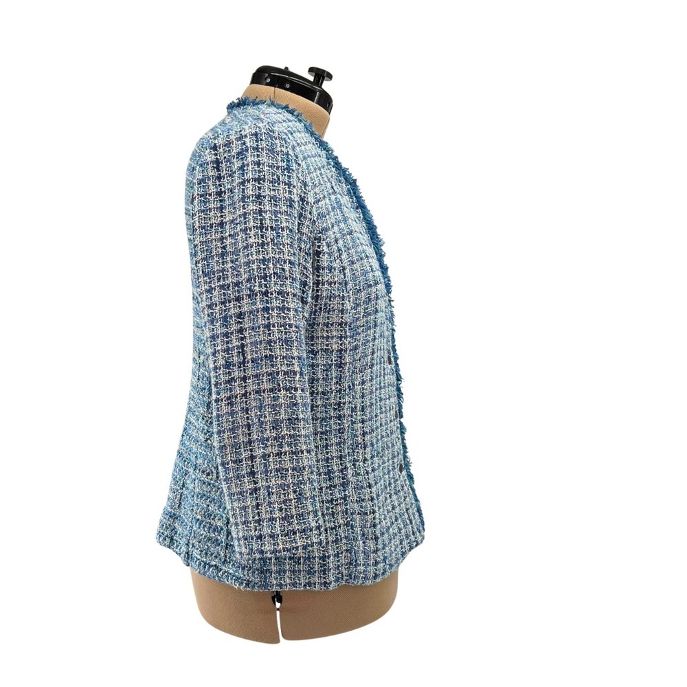 NIC+ZOE (Large - EUC) Blue Under the Sea Jacket - Picture 6 of 10